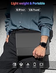 WGK Portable Monitor 14 Inch FHD1200P Ultra-Slim