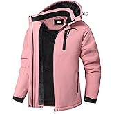 DDQLADY Women's Ski Coat Waterproof Winter Jacket Snowboarding Raincoat Windbreaker Hiking Snowboarding Jacket