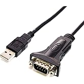 Tera Grand - Cable adaptador USB 2.0 a RS232 Serial DB9 de 3 pies - Compatible con Windows 11, 10, 8, 7, Vista, XP, 2000, 98,