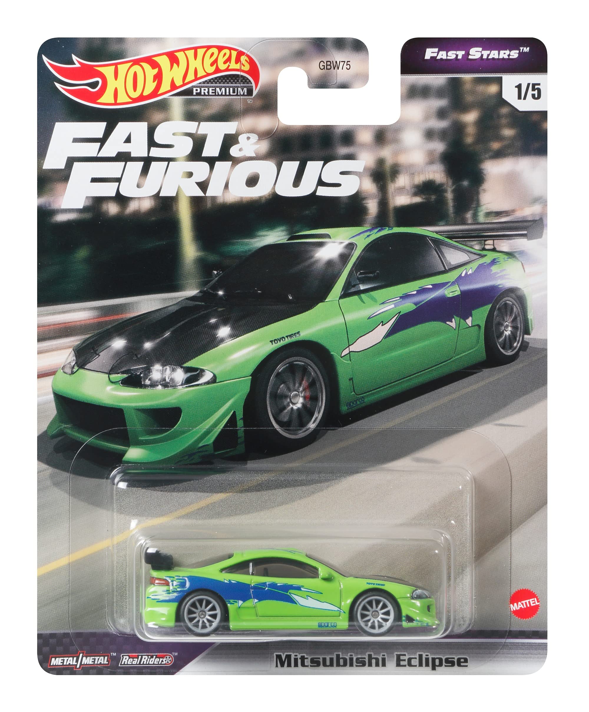 Mattel GBW75; GRL73 - Hot Wheels Fast & Furious - Mitsubishi Eclipse