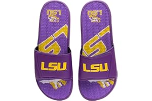 FOCO Men's NCAA College Team Logo Athletic Sport Shower Flip Flop Sandals Gel Slides
