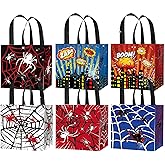 Roaring Good Time Spider Party Favor Gift Bags Spider Birthday Decoration Favor Bags Boxes Party Candy Bags Car Goodie Gift Treat Bags Themed Birthday Party Supplies