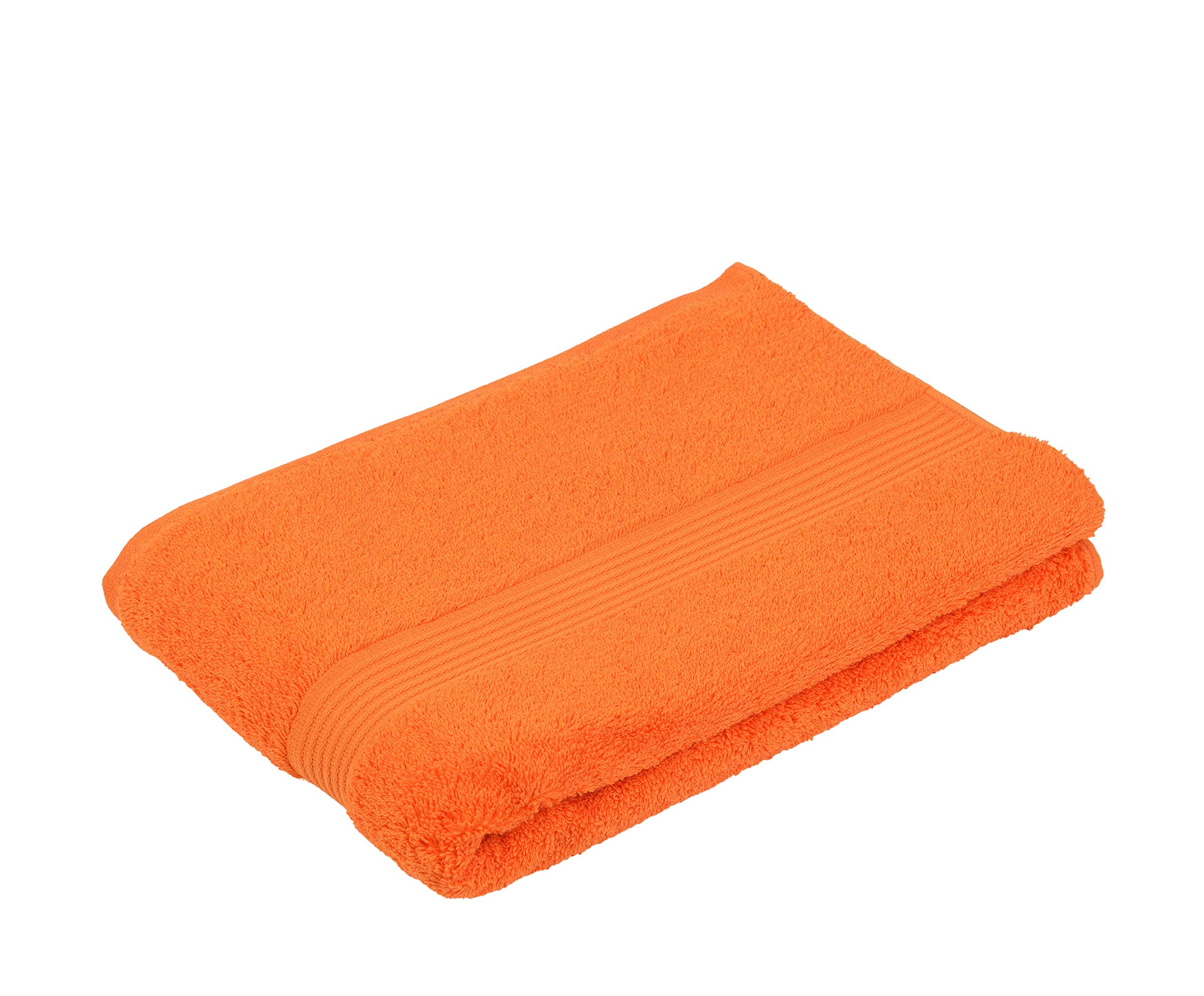 Gözze - New York Bath Towel, Soft and Absorbent, 100% Cotton, 70 x 140 cm - Orange — image 1