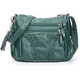 VOLGANIK ROCK Crossbody Bag for Women with Tassel Ladies Soft PU leather Purses and Handbag Pocketbooks