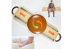SVZIOOG FSA/HSA Eligible Transfer Board with Soft seat-Patient Slide Assist Device for Transferring Patient Elderly,and Disabled from Wheelchair to Bed,Toilet,Bathtub,Car Wooden Sliding Boards Platform