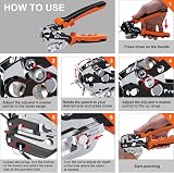 Preciva Leather Hole Puncher Revolving Belt Punching Tool 6 Heads 2.0–4.5mm view 6