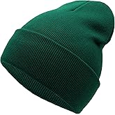 Unisex Knit Soft Warm Cuffed Beanie Hat Winter Camo Hats for Men Women