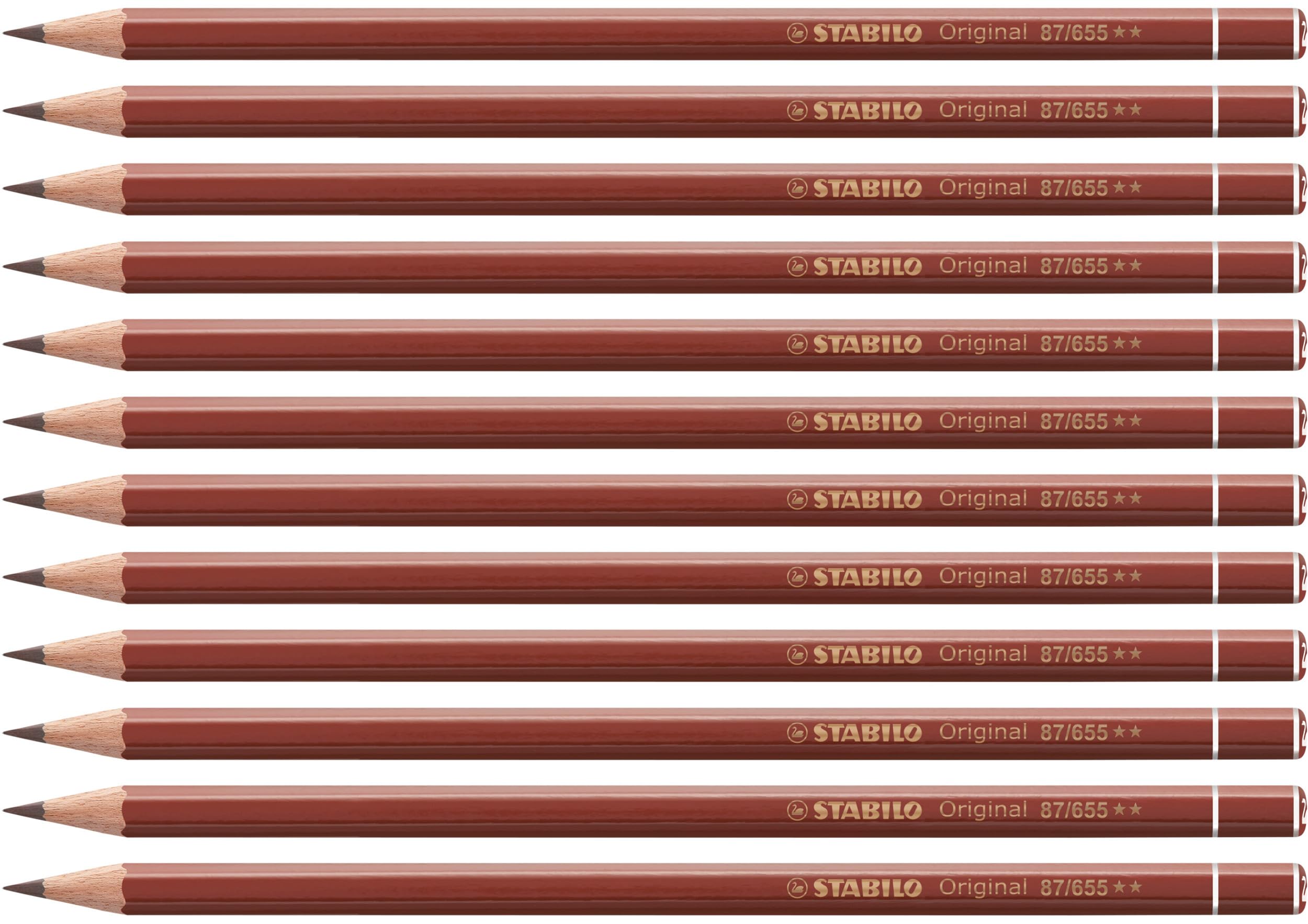 STABILO Premium Colouring Pencil Original - Pack of 12 - english deep red
