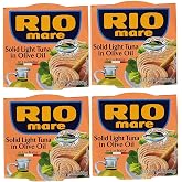 Rio Mare Solid Light Tuna in Olive Oil (Pack of 4, 6-oz cans)