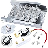Upgrade 279838 W10724237 Dryer Heating Element 3403585 3-year warranty | For Whirlpool wed4815ew1 Kenmore 70 80 Series Model 110 Maytag Medc215ew1 Roper Amana Ned4655ew1 by Romalon OEM