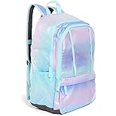 Lands' End Unisex Kids Large ClassMate Lightweight Durable Elementary School Backpack, Pastel Lilac