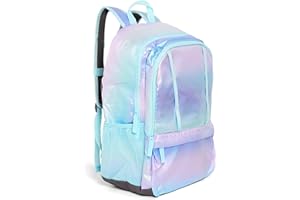 Lands' End Unisex Kids Large ClassMate Lightweight Durable Elementary School Backpack, Pastel Lilac