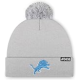 FOCO NFL Unisex-Adult NFL Team Logo Basic Pom Beanie Hat