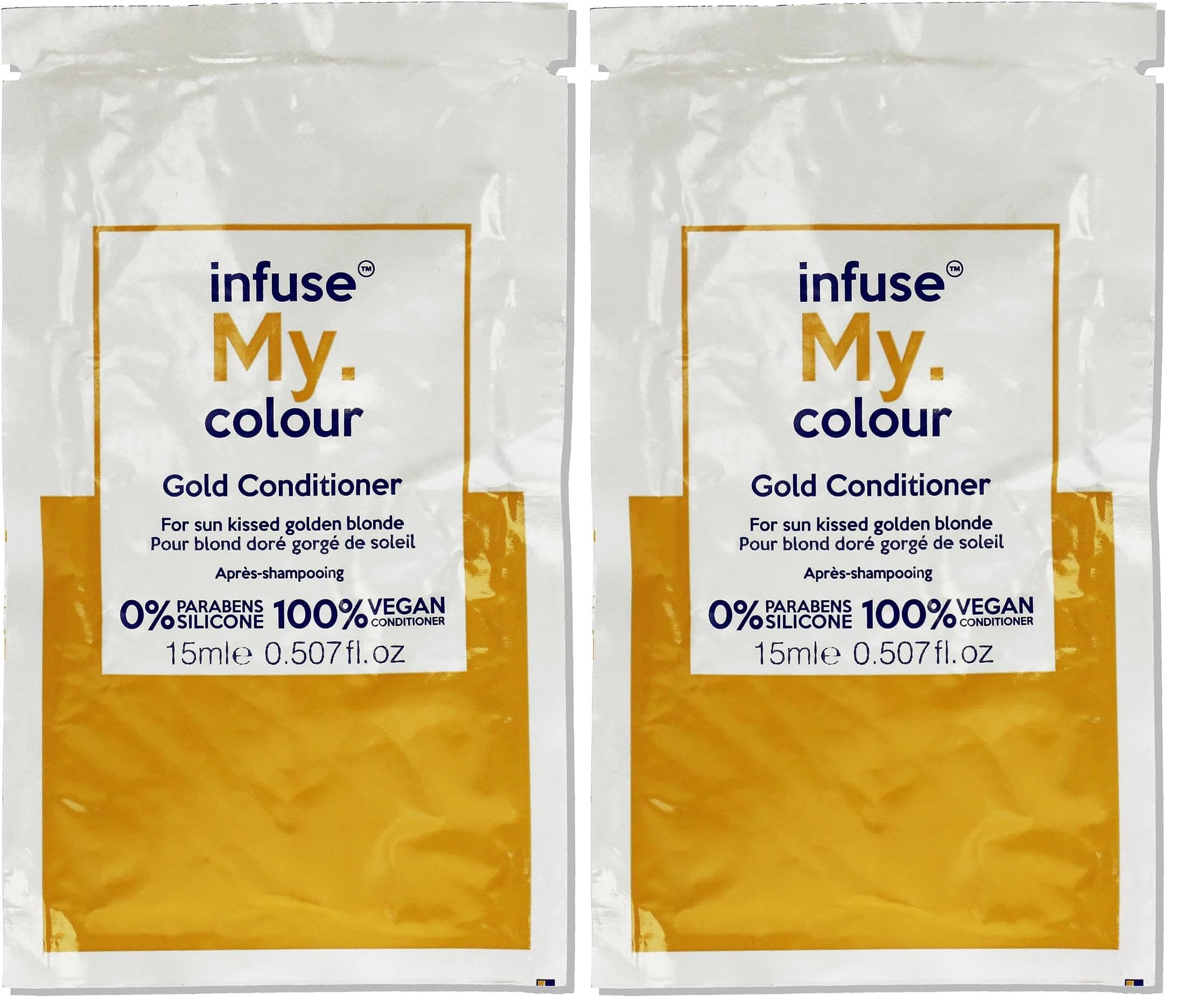 Infuse My Colour Gold Conditioner for Unisex 15 ml (Pack of 2)