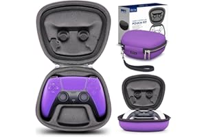 sisma Carry Case Compatible with PS5 DualSense Wireless Controller, PlayStation 5 Controller Holder Travel Safekeeping Protective Case Storage Bag
