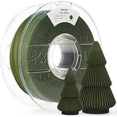 AMOLEN Matte PLA 3D Printer Filament, Olive Green PLA Filament 1.75mm with Smooth Finish, 3D Printing Filament for Most FDM 3D Printers, Dimensional Accuracy +/- 0.02mm, 1kg Spool (2.2lbs)