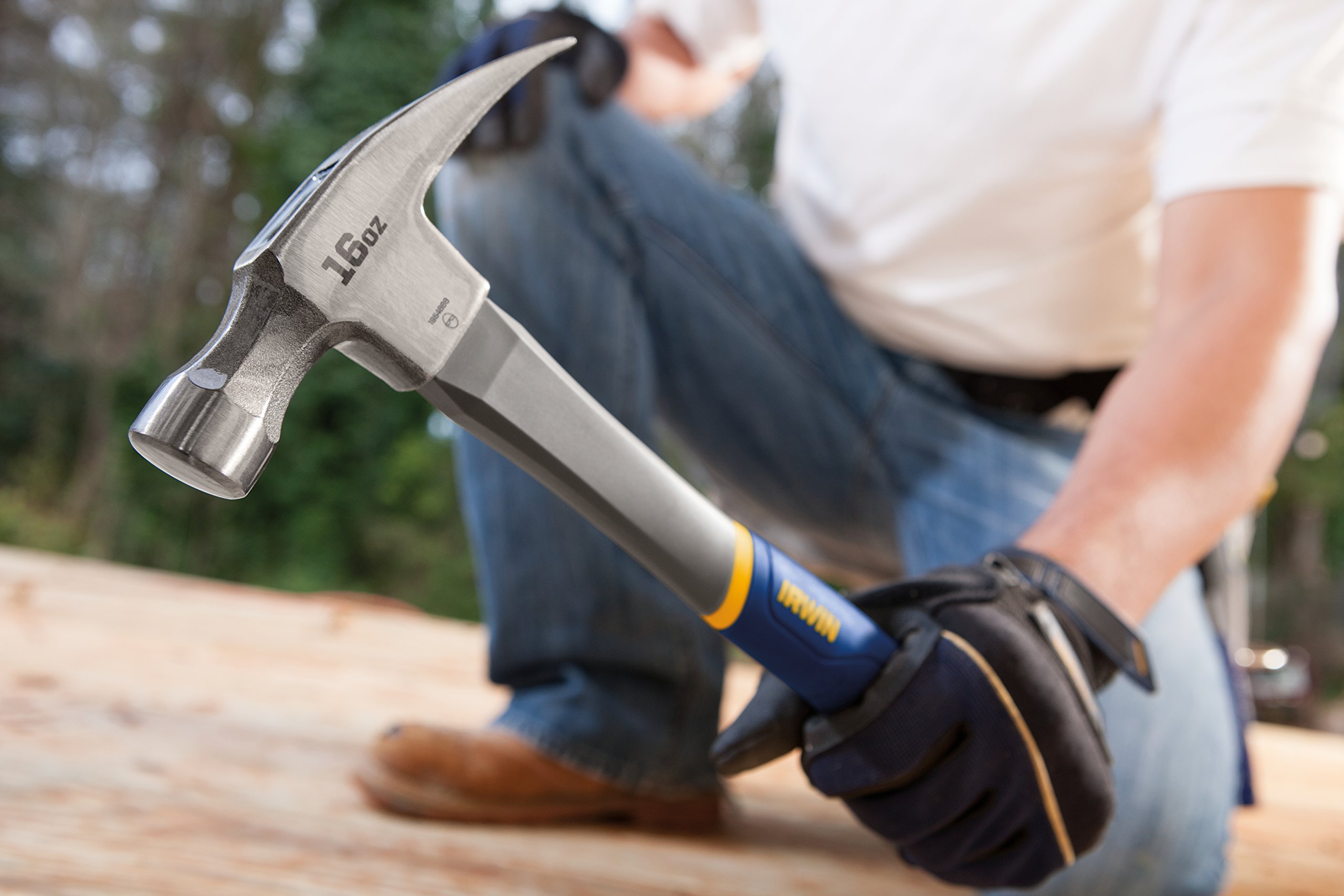 IRWIN Tools 1954889 Fiberglass General Purpose Claw Hammer, 16 oz