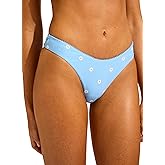 Seafolly Women's High Cut Rio Bikini Bottom Swimsuit