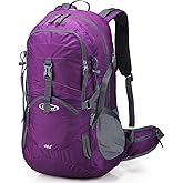 G4Free 45L Hiking Backpacks with Rain Cover Waterproof Trekking Backpack Travel Backpack Outdoor Camping Mountaineering Hiking for Men Women