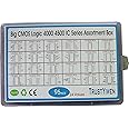 Gernal Big CMOS Logic 4000 4500 IC Series Assortment Box 24 Types, 96 pcs, CD4001 CD4011 CD4017 CD4028 CD4027 CD4040 CD4051E CD4060 CD4073 CD4081 CD4511 CD4516 CD10106 etc.
