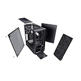 Fractal Design Meshify C Compact ATX Case High Airflow Tempered Glass Blackout view 7