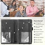 Dikoer Server Book Organizer 11-Pocket Waitress Order Pad Zipper Pen Holder view 4