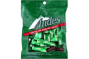 Andes (1) Bag Creme De Menthe Thins - Individually Wrapped Mint & Dark Chocolate Candy Pieces - Peanut Free & Gluten Free - Net Wt. 2.75 oz