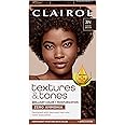 Clairol Textures & Tones Permanent Hair Dye, 3N Cocoa Brown Hair Color, Pack of 1