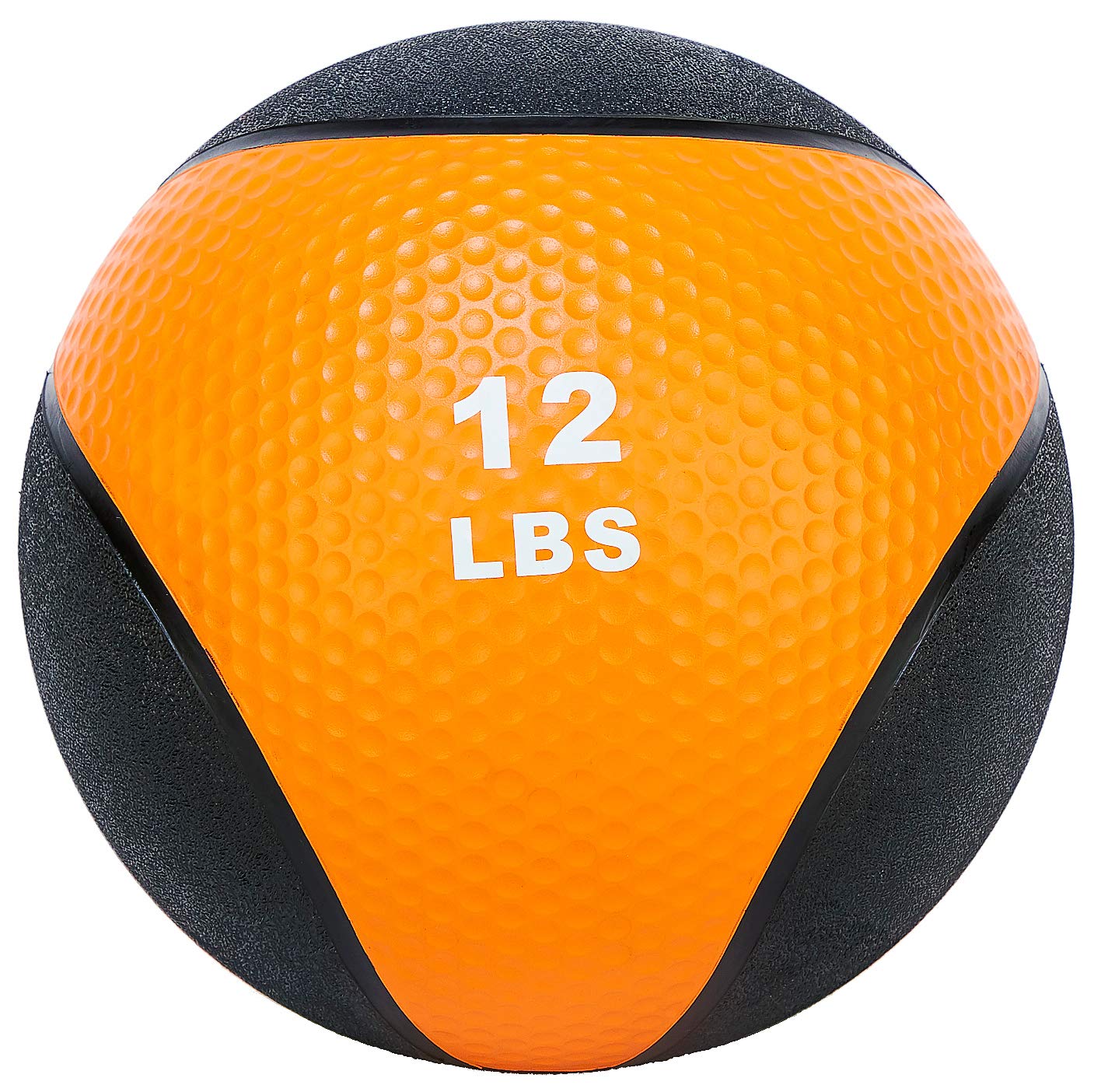 Fitvids Workout Exercise Fitness Weighted Medicine Ball, Wall Ball and Slam Ball​, Medicine Ball​, 12 Pounds Image