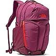 THE NORTH FACE Women's Surge Commuter Laptop Backpack, Boysenberry Light Heather/Fiery Red, One Size