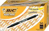 BIC Soft Feel Ballpoint Pens Retractable Black 1.0 mm Pack of 12 view 7
