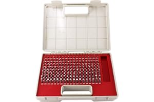 TEXALAN(R) Steel Pin Gage Set Minus Heat Treated with Storage Case M1 190pcs 0.061"-0.250"