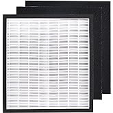 HEPA Filter Kit - 1 HEPA Filters & 2 Carbon Pre-Filters Replacement for Oreck WK01234QPC Air Purifier Filter, oreck air 94 filter, Airvantage WK10002QPC WK10052QPC