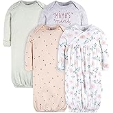 Gerber baby-girls 4-pack Sleeper Gown