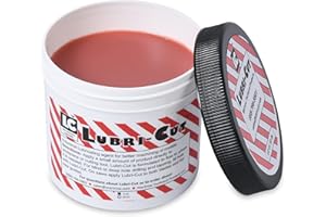 Lubri-Cut Cutting Paste for Drilling Metal - 10 Oz Tub - Made in Canada | Beeswax Cutting Oil for Drilling Metal | High Perfo