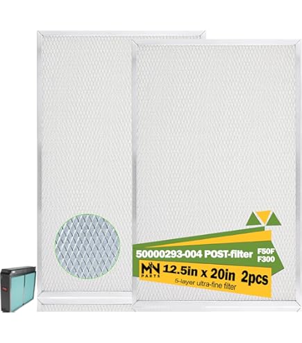 Honeywell Enviracaire Elite Filter 2-Pack Reusable Aluminum Mesh Pre-Filters - Compatible With Honeywell 203369 Furnace/HVAC (20"x12.5") Honeywell Air Purifier-Filters - Foto 2
