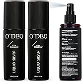 2 pack of Aluminum Free Deodorant for Men – All Natural Deodorant Spray – Organic Deodorant for Men 4 fl oz of Natural Deodorant Unscented for Sensitive Skin