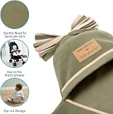 Clair de Lune Star Fleece Baby Wrap 0-6 Months Sage Green view 3