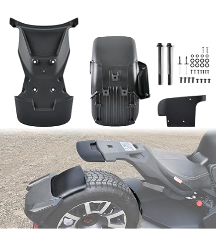 A & UTV PRO Rear Rally Fender For 2019-2022 Can-Am Ryker - View #2