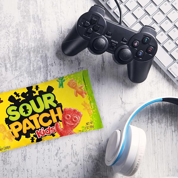 SOUR PATCH KIDS SOFT & CHEWY GUMMY CANDY, BULK CANDY, 24 – 2 OZ BAGS