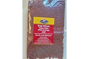 Ragi whole 2lb Ragi, Gluten-Free Finger Millet – High in Fiber and Nutrients – Ideal for Healthy diet