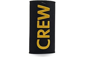 Crew Luggage Handle Wrap | Pilot Bag Handle Wrap | Black/Yellow | Aviamart®