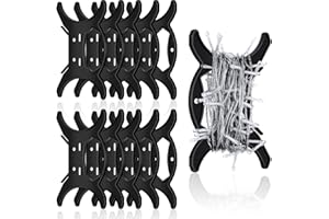 LAUWELL 10 Pieces Christmas Lights Storage Holder Cord Storage Reel Xmas Extension Cord Organizer Cable Storage Organizer Christmas Light Wire Spool All Purpose Light and Cord Wind up for Cord Wire Garland