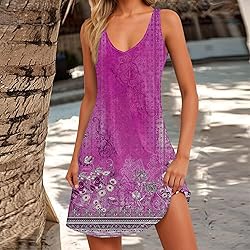 Seniors Sun Dresses for Women 2025 Vacation