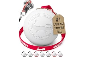 Cradlebaby Lacrosse Training Ball: Practice Indoor/Outdoor & Get More Repetitions - The #1 Piece of Equipment for Boys/Girls to Practice Cradling, dodges, Stick Tricks, & fakes. Best Lacrosse Gift!