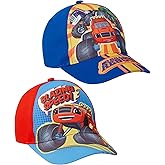 Nickelodeon Boys Blaze & The Monster Machines 2 Pack Cotton Baseball Cap (Ages 2-4)