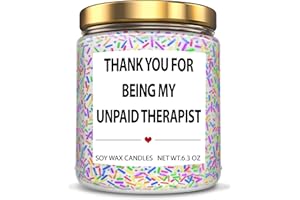 LUCOTIYA Friends Gifts Birthday Lavender Candles for Friends - Thank You Gifts for Women, Teacher, Nurses, Besties, Moms, Sisters