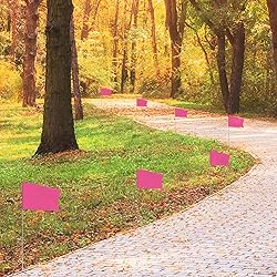 Zozen 50Pack Fluorescent Pink Marking