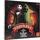 Disney Tim Burton’s The Nightmare Before Christmas Checkers | Featuring Jack Skellington vs. Oogie Boogie | Officially Licens