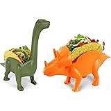 Herd Pack (Pack of 2) Dinosaur Taco Holder Ultrasaurus and Triceratops (Each holds 2 tacos) 4 Tacos Birthdays Lunch Dinner (F